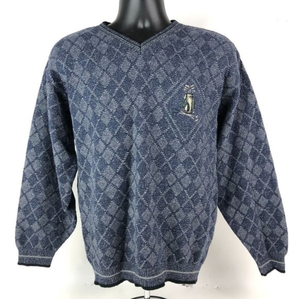 Vintage Grand Slam Penguin Mens Sweater Golf size M